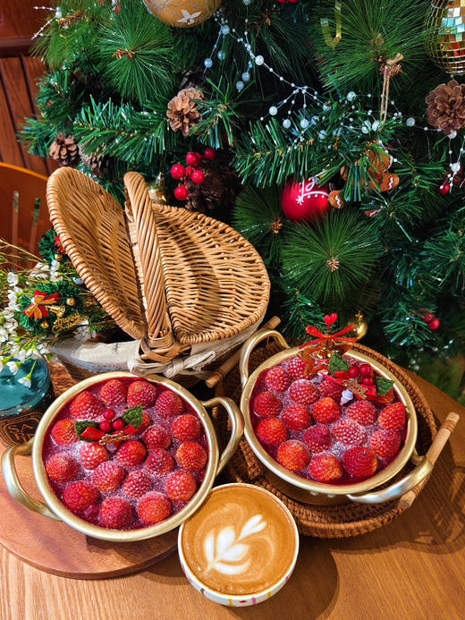 蒸蒸日上，草莓蛋糕，赠送餐具5套，烟火蜡烛 商品图2