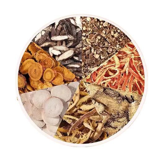 柴胡疏肝散原料35g/剂 疏肝解郁 行气止痛（陈皮/柴胡/川芎/麸炒枳壳/白芍/炙甘草/香附） 出自《证治准绳》 商品图1