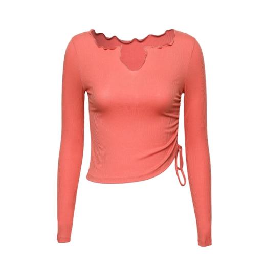 【147元任选3件】跃牌【蚂蚁运动】系列 瑜伽服上衣女休闲跑步训练运动速干T恤T2508（活动产品，收货7天内支持退换） 商品图4