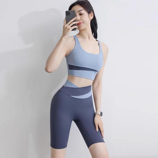 【147元任选3件】跃牌【蚂蚁运动】系列 高腰提臀健身裤女显瘦透气速干紧身运动短款K3521（活动产品，收货7天内支持退换） 商品图0