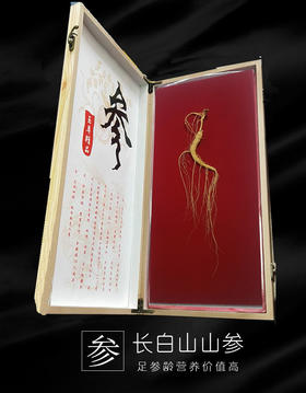 2026.1.29日下架 吉林长白山人参山参礼盒【江浙沪包邮】（皮质礼盒图案 随机发货）