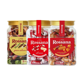 意大利Rossana咸味焦糖/椰子味/混合口味流心糖300g 传统配方奢华口感 064513/064568/064567