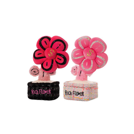 RICH FLOWER 有钱花 毛绒摆件 定番 小香风 礼盒送礼潮玩摆件 商品图0