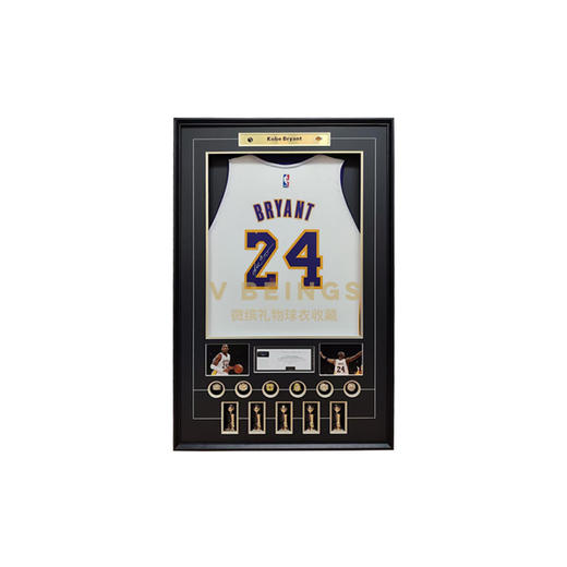 收藏系列 科比 湖人队24号 白色 亲笔签名球衣 商品图0