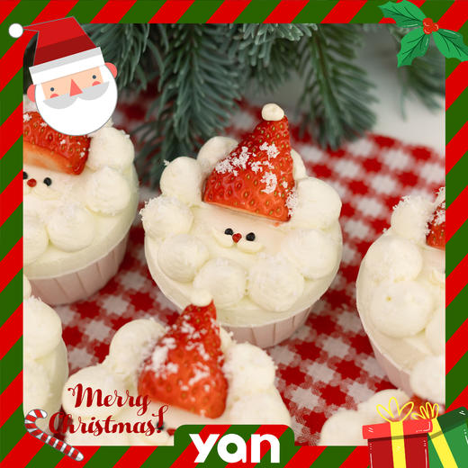 圣诞老人纸杯蛋糕 商品图0