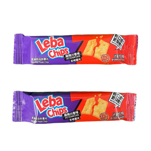 乐吧薯片10包/220g 麻辣川香味 商品图2