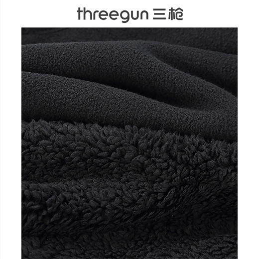 Threegun三枪 【加厚珊瑚绒】开襟女士休闲马甲背心-80734A011 商品图7