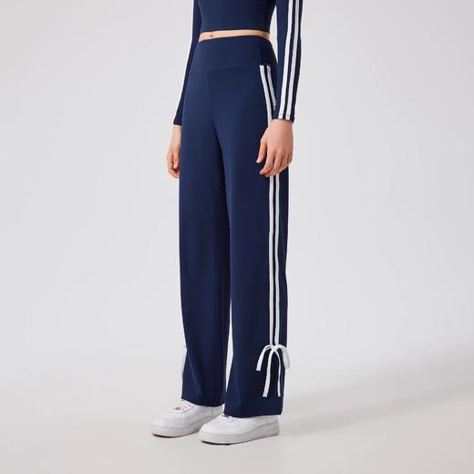 跃牌【禅语梵心】高腰收腹运动宽松直筒长裤女速干跑步显瘦裸感瑜伽裤CK3033 商品图3