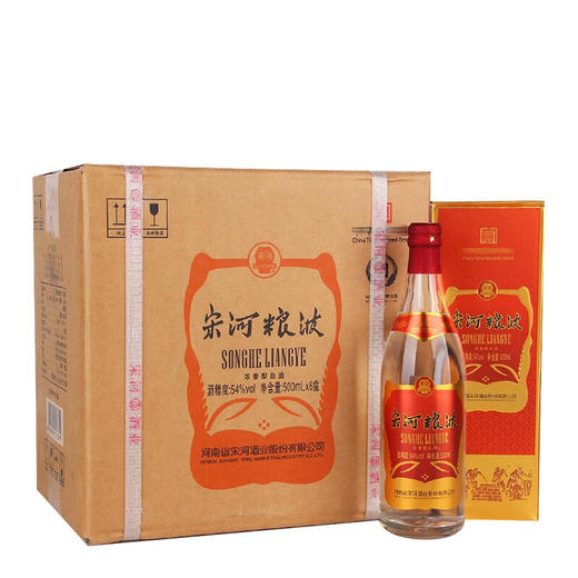 54°宋河粮液【复古版】浓香型白酒500ml 商品图2