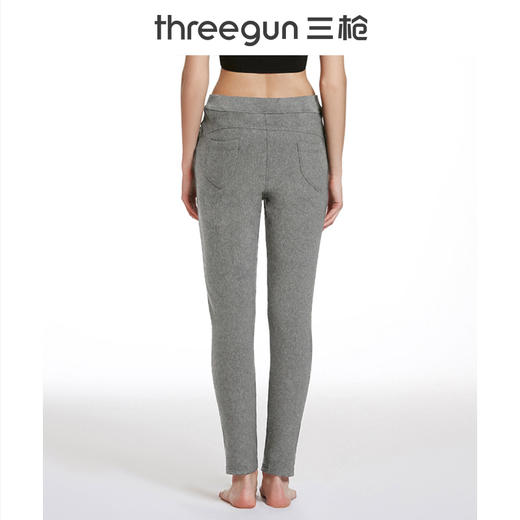 Threegun三枪 【抓绒】女士铅笔裤长裤-60575B011 商品图1