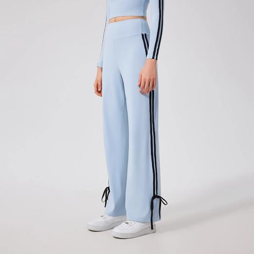 跃牌【禅语梵心】高腰收腹运动宽松直筒长裤女速干跑步显瘦裸感瑜伽裤CK3033 商品图2