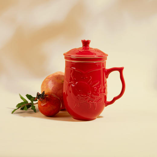石榴喜果三件杯 430ml 商品图3