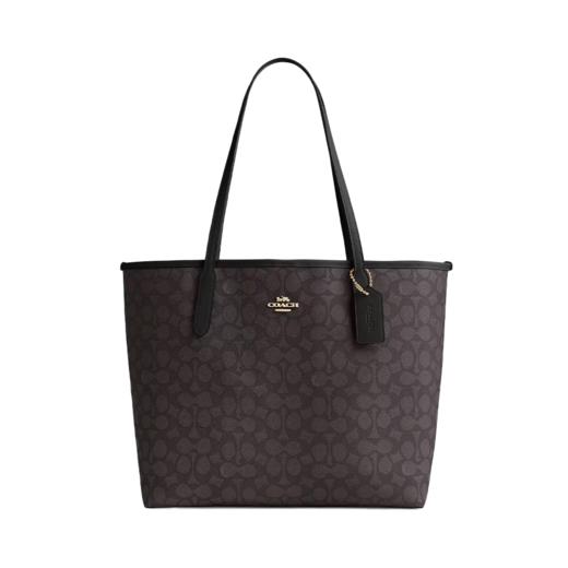 COACH 棕褐色女士托特包 CV976IMXAQ 商品图0