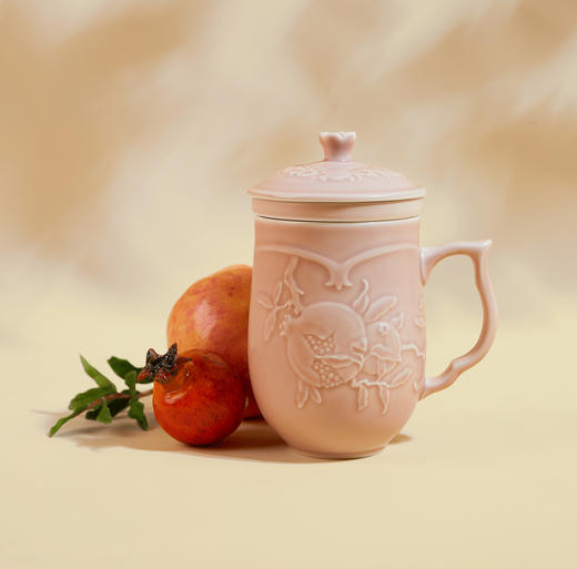 石榴喜果三件杯 430ml 商品图0