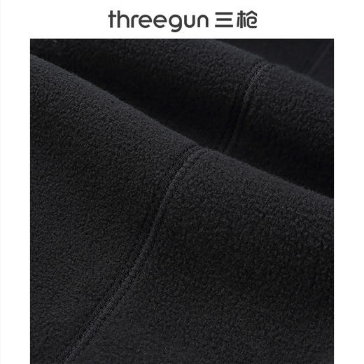 Threegun三枪 【加厚珊瑚绒】开襟女士休闲马甲背心-80734A011 商品图5