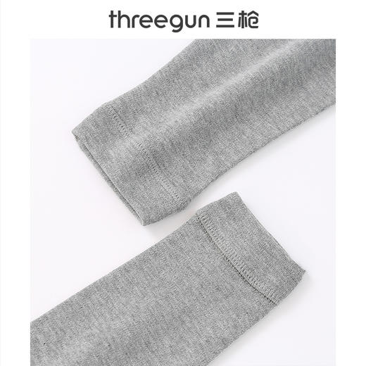 【社群专享】Threegun三枪 【舒肤厚棉】半高领男士保暖内衣套装-22743D021 商品图7
