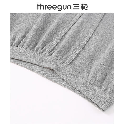 【社群专享】Threegun三枪 【舒肤厚棉】半高领男士保暖内衣套装-22743D021 商品图5