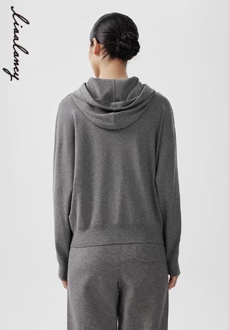 朗姿 套头连帽针织衫 卫衣LAEK04KPR441G31 商品图3