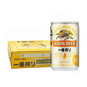 日本进口 麒麟一番榨全麦啤酒 迷你罐 5.0%vol 135ml*30罐