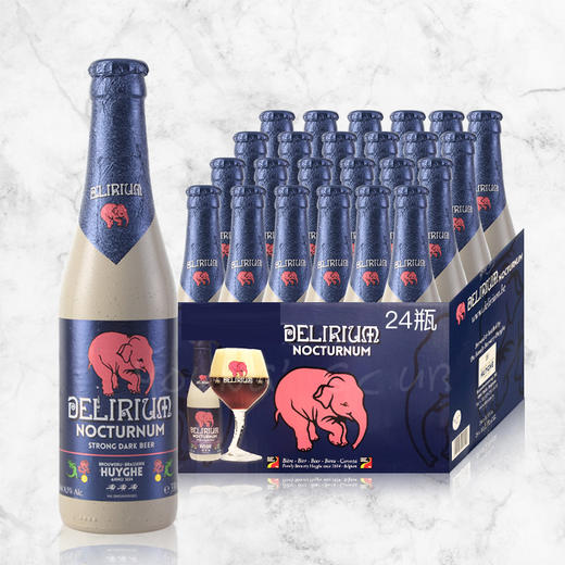 比利时粉象深粉象艾尔啤酒 8.5%vol 330ml*24瓶 商品图0