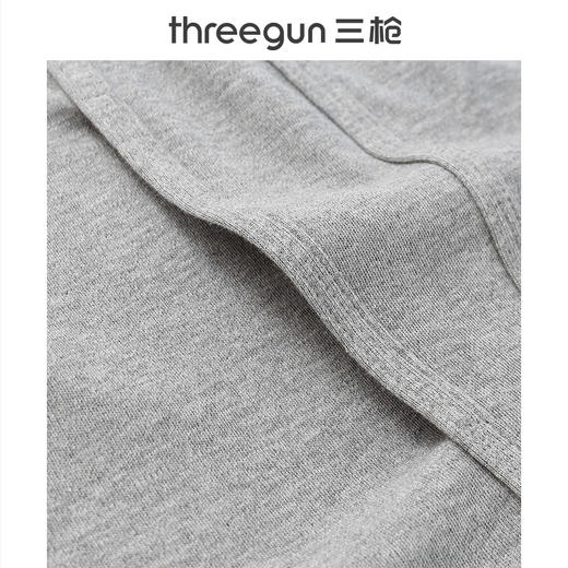 【社群专享】Threegun三枪 【舒肤厚棉】半高领男士保暖内衣套装-22743D021 商品图6