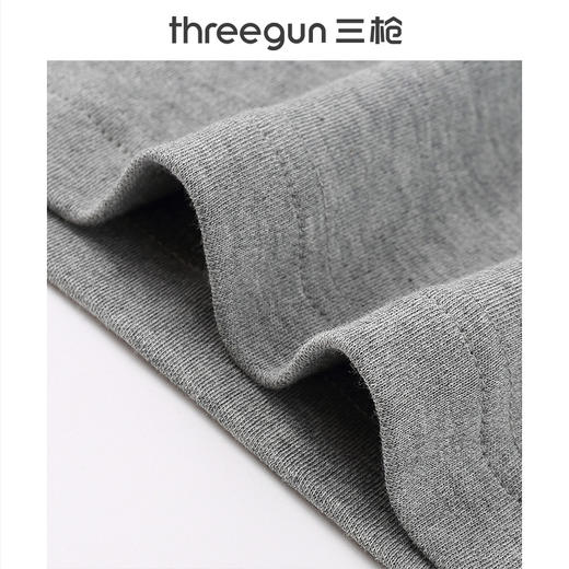 【社群专享】Threegun三枪 【舒肤厚棉】半高领男士保暖内衣套装-22743D021 商品图8