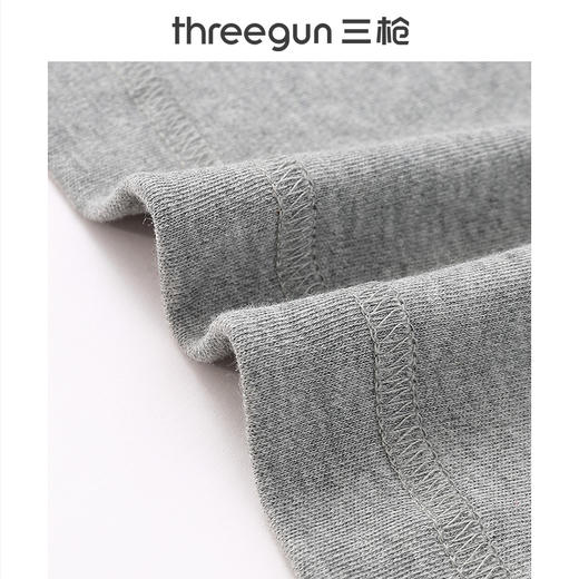 【社群专享】Threegun三枪 【舒肤厚棉】半高领男士保暖内衣套装-22743D021 商品图9