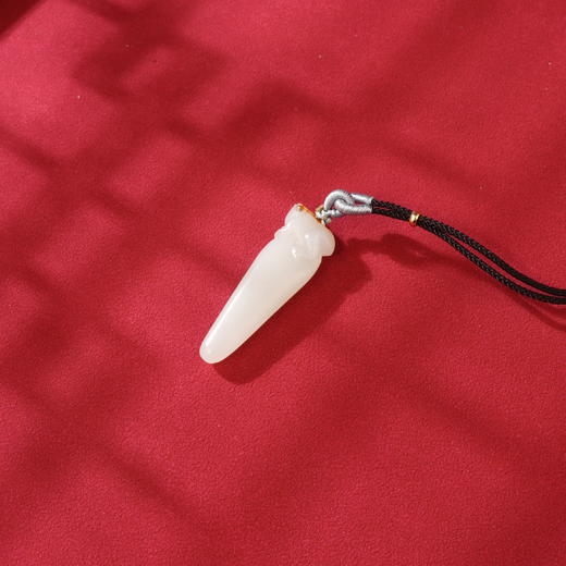 「一口价」【赤崋】羊脂白玉挂件 商品图0