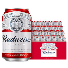 国产百威易拉罐  3.6%vol 310ml*24瓶