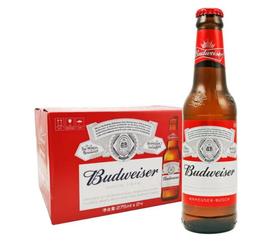 国产百威玻璃瓶  3.6%vol 275ml*24瓶