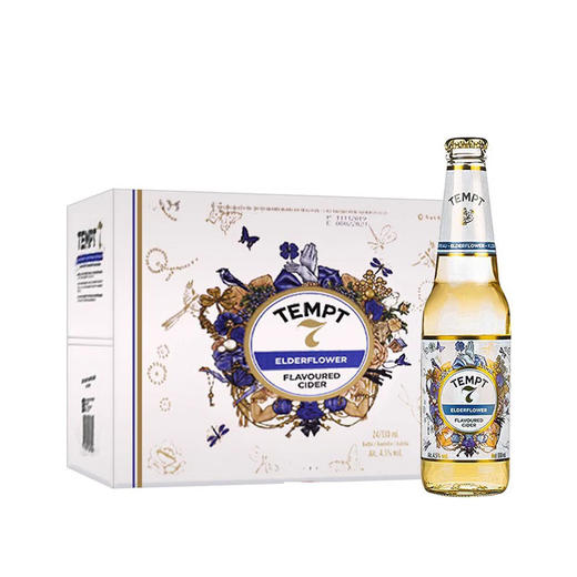 诱惑7号接骨木果味西打露酒  4.5%vol 330ml*24瓶 商品图0