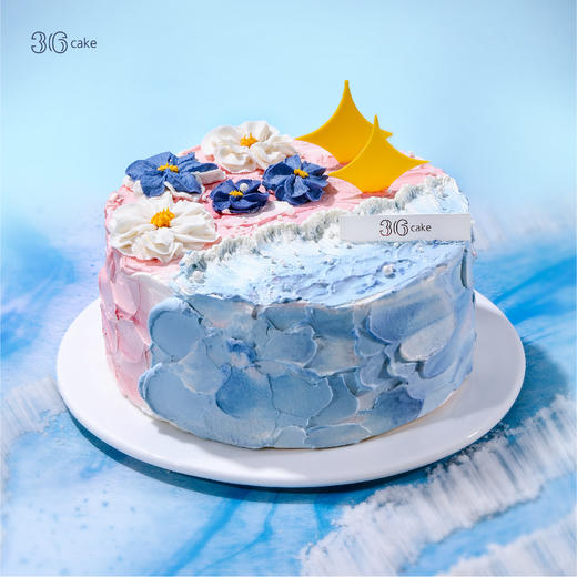 摩羯座·海上生花 ∙ 莓果韩式裱花蛋糕，可选1.5/2.5/3.5磅-冰淇淋口味仅限深圳广州佛山可选 商品图0