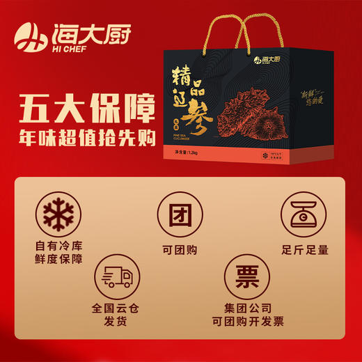 2025精选辽参礼盒1.2kg 商品图4