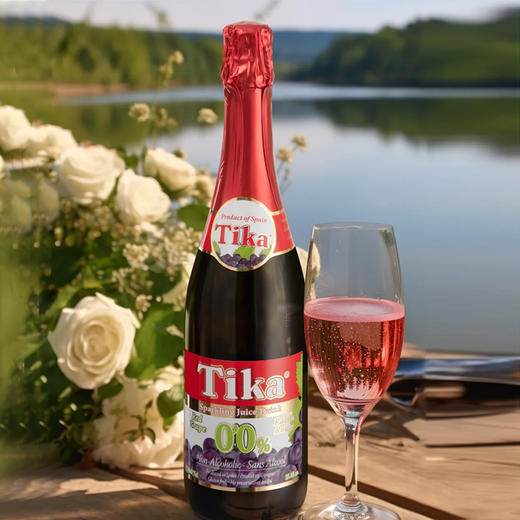 西班牙进口媞卡无醇红｜白｜桃红葡萄汁碳酸饮料750毫升 商品图2