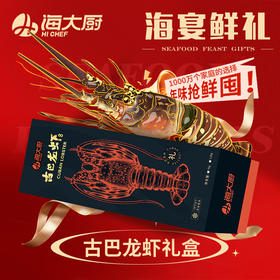 2026古巴龙虾礼盒3-3.5斤/盒