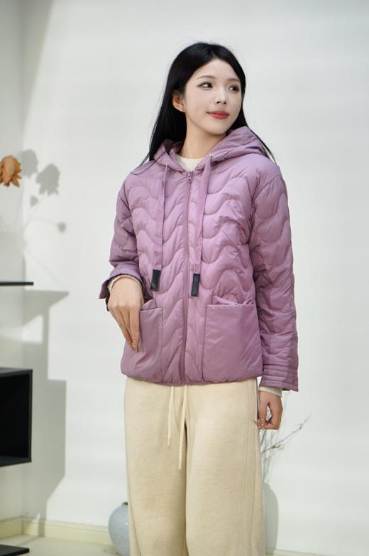 现货 臣禾【90白鸭绒】	连帽拉链绗缝羽绒服 JZ244070852 商品图8