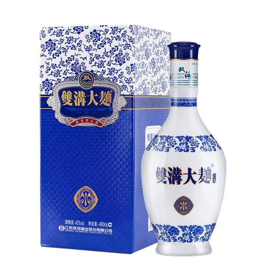 [白酒]双沟大曲(小青花)42度480ml 商品图0