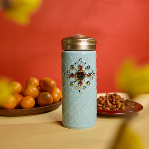 福来运转随身杯  双层330ml 商品图3