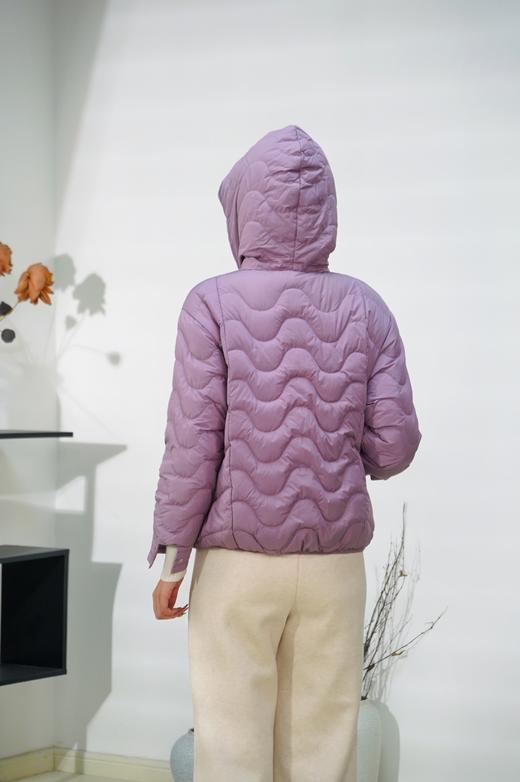 现货 臣禾【90白鸭绒】	连帽拉链绗缝羽绒服 JZ244070852 商品图10