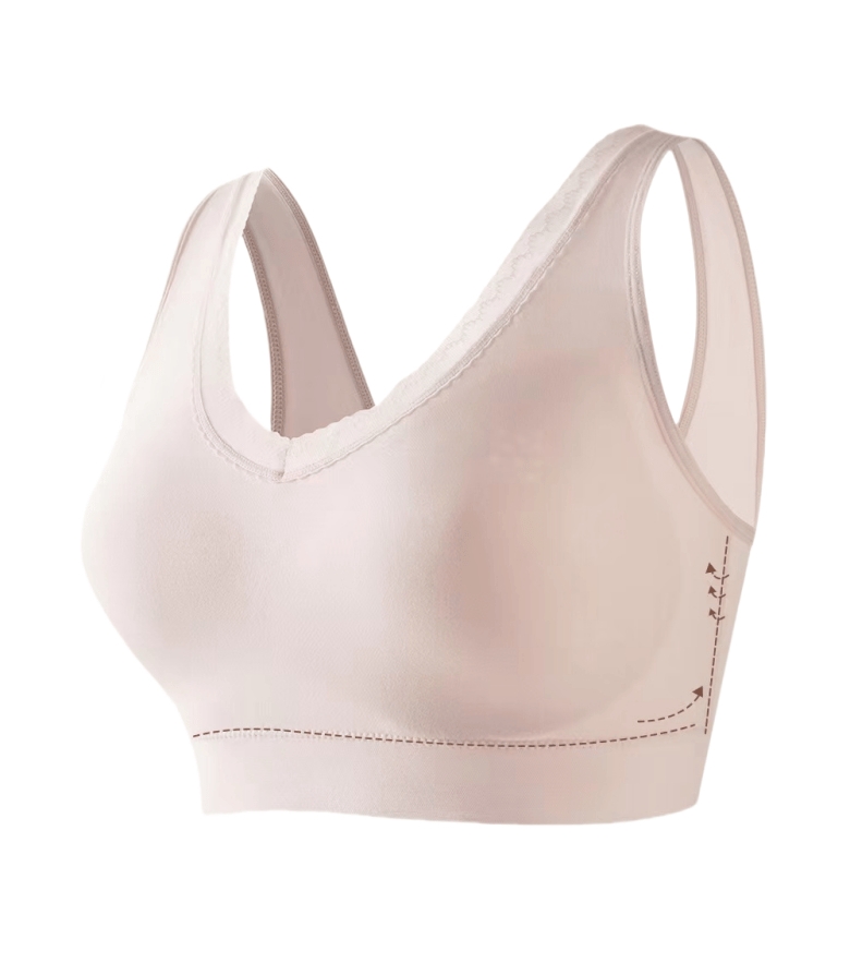 MH竹纤维女士乳胶透气加大版文胸24040