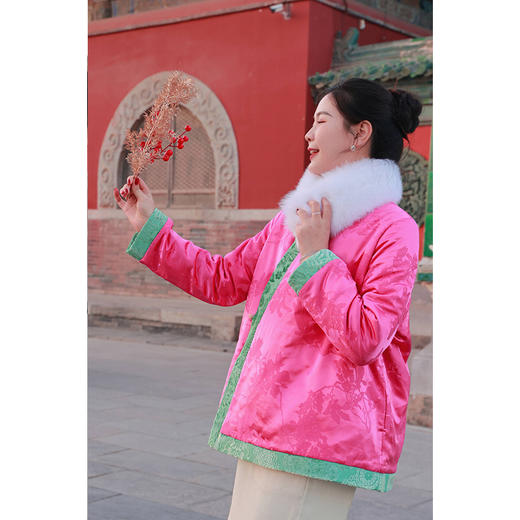 【抖音专属】允乐•新中式棉服（24802208-鸿福-高定款） 商品图3