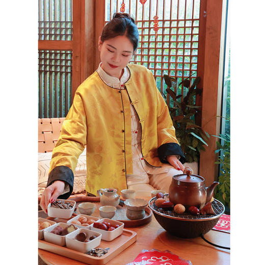 【抖音专属】年颂•新中式外套（24805179-黄河琉璃-设计师） 商品图2