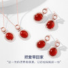 红玛瑙淡水珍珠耳饰 商品缩略图3