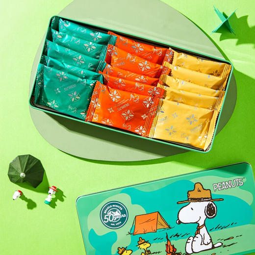 澳门英记SNOOPY什锦曲奇195g/051464 史努比联名纪念礼盒 商品图1