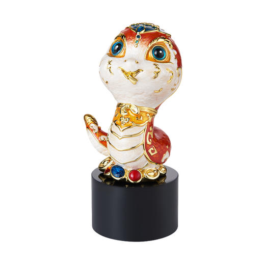 E-N-H0534 诺诗曼 金蛇献瑞 （金色）摆件 商品图0