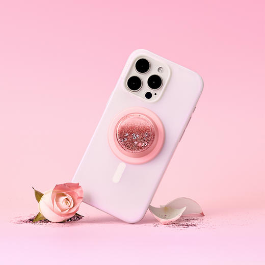 【POPGRIP泡泡骚】玫瑰星系 手机粘贴式气囊支架 Tidepool流沙系列  商品图3