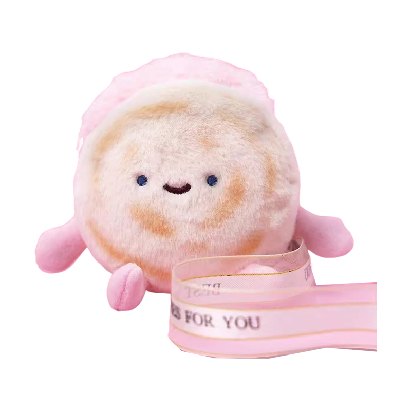 【一口价产品】D-YL-106 官方正品 粉色绒馍馍毛绒挂件