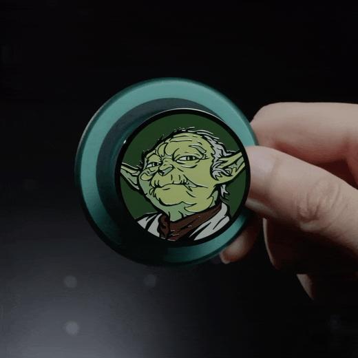 【行星之旅】尤达大师·MagSafe圆啪嗒 MAGSAFE磁吸手机气囊支架 Round圆啪嗒系列 绿色 商品图3