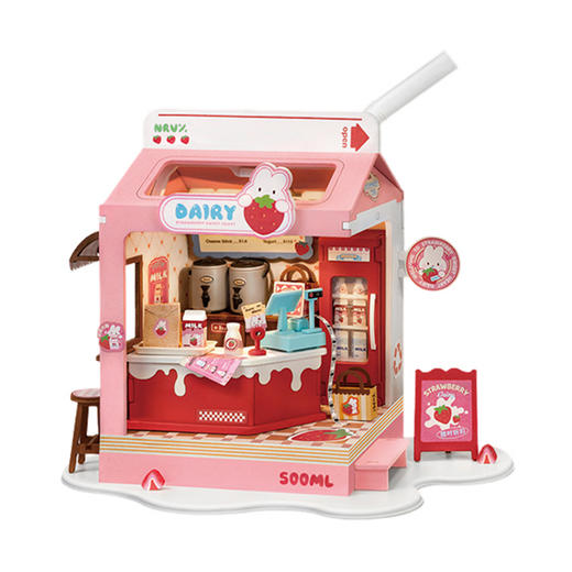 W-RK-若客-DS034-草莓甜心-牛奶盒子 商品图0