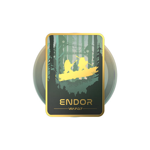 【行星之旅】恩多星球·MagSafe圆啪嗒 MAGSAFE磁吸手机气囊支架 Round圆啪嗒系列 绿色 卡牌 商品图1